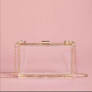 Transparent chain bag
